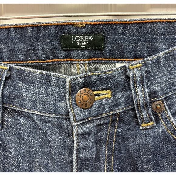 J.Crew Jeans, Bootcut Dark Wash, Straight Leg, Women's Size 28S - Picture 4 of 5